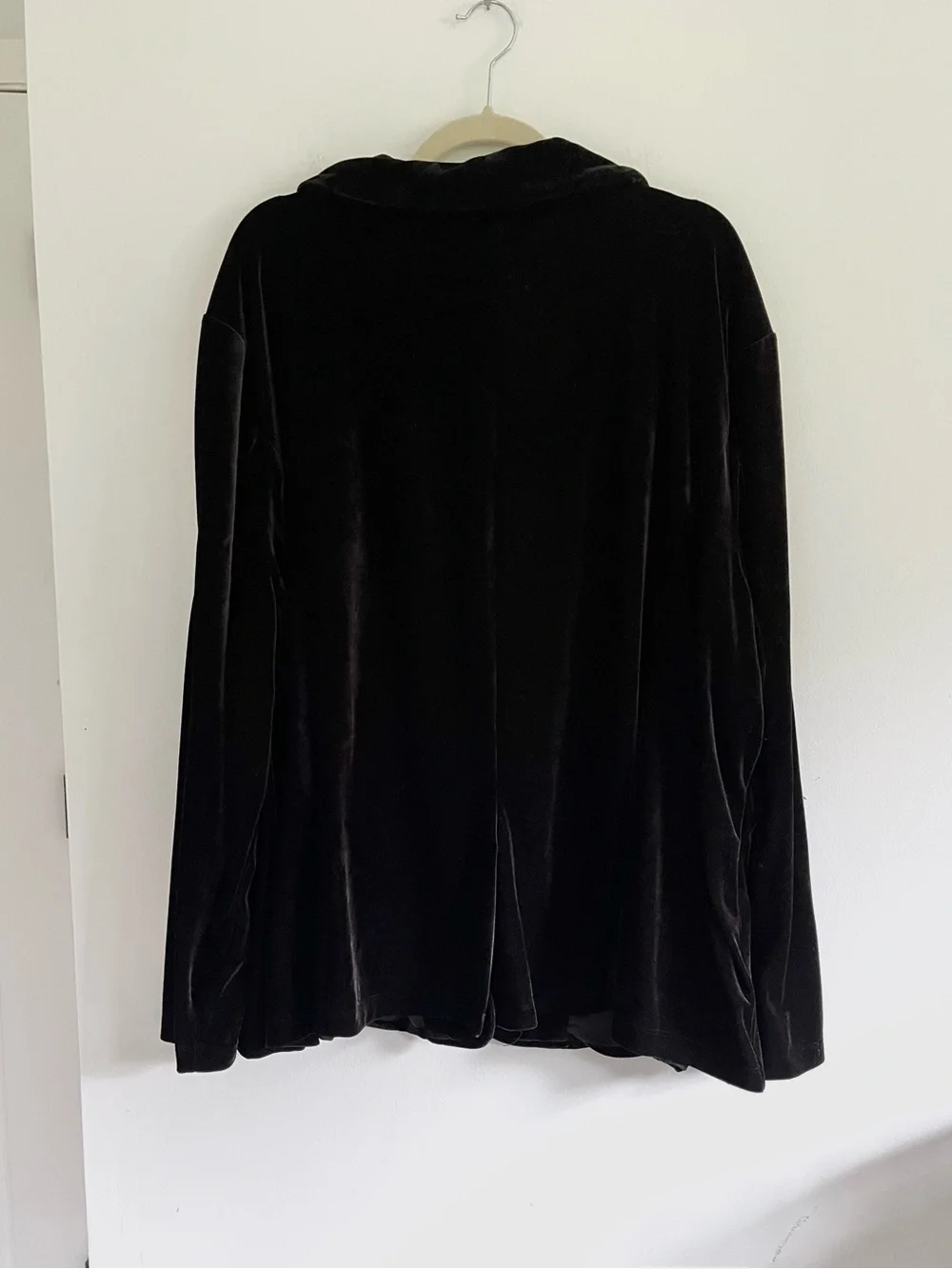Ava & Viv 4X Black Velvet Button Blazer Jacket Whimsigoth Romantic Luxury Fancy